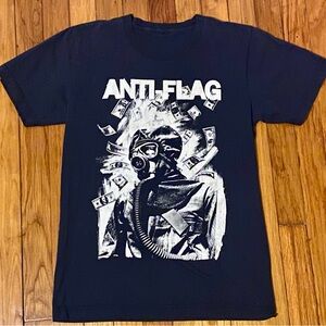 ANTI-FLAG Vintage Navy T-Shirt.
